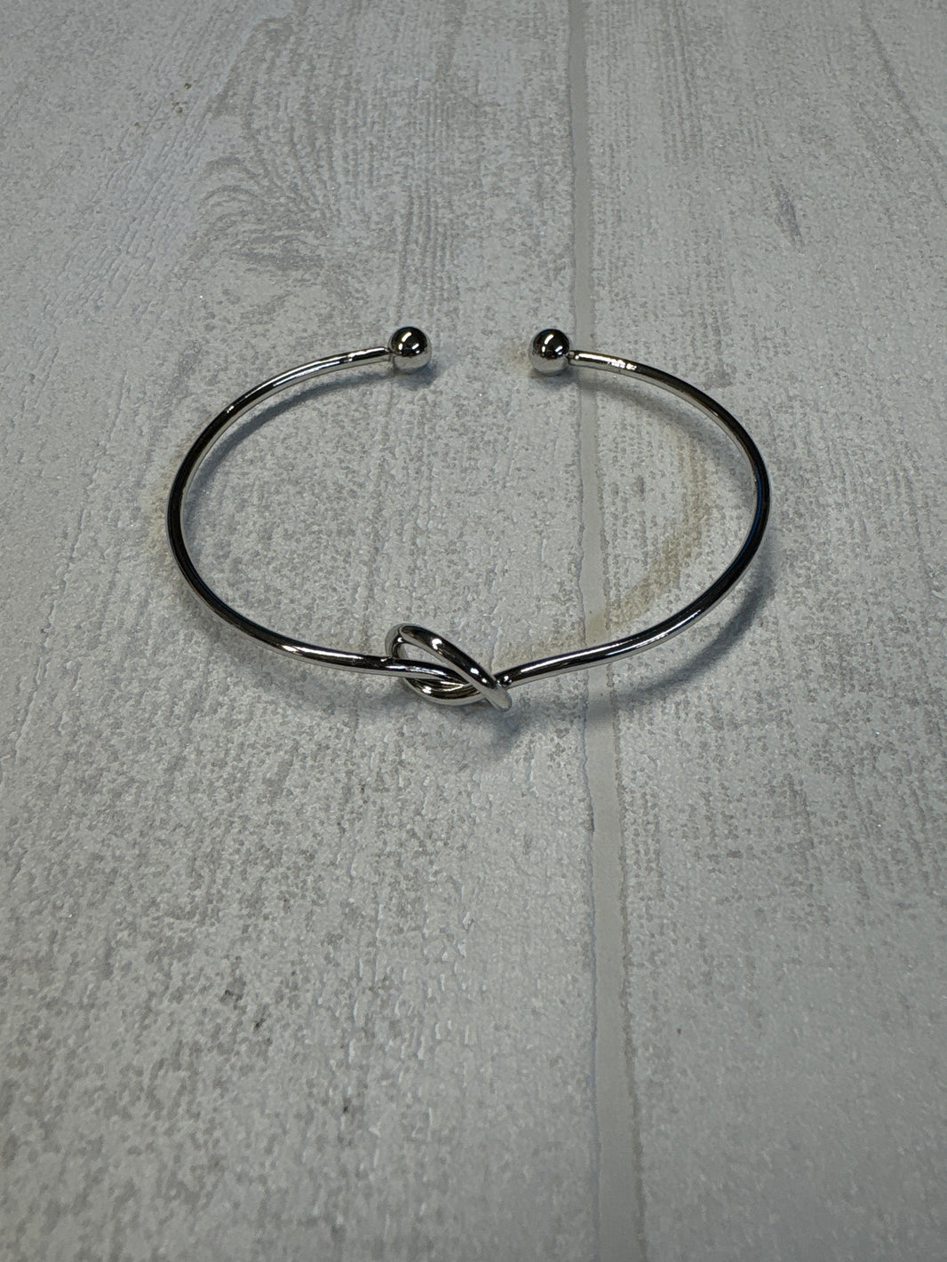 Bracelet noeud / argent