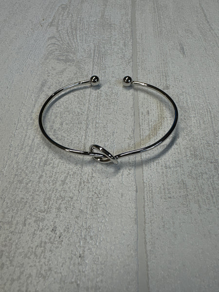 Bracelet noeud / argent