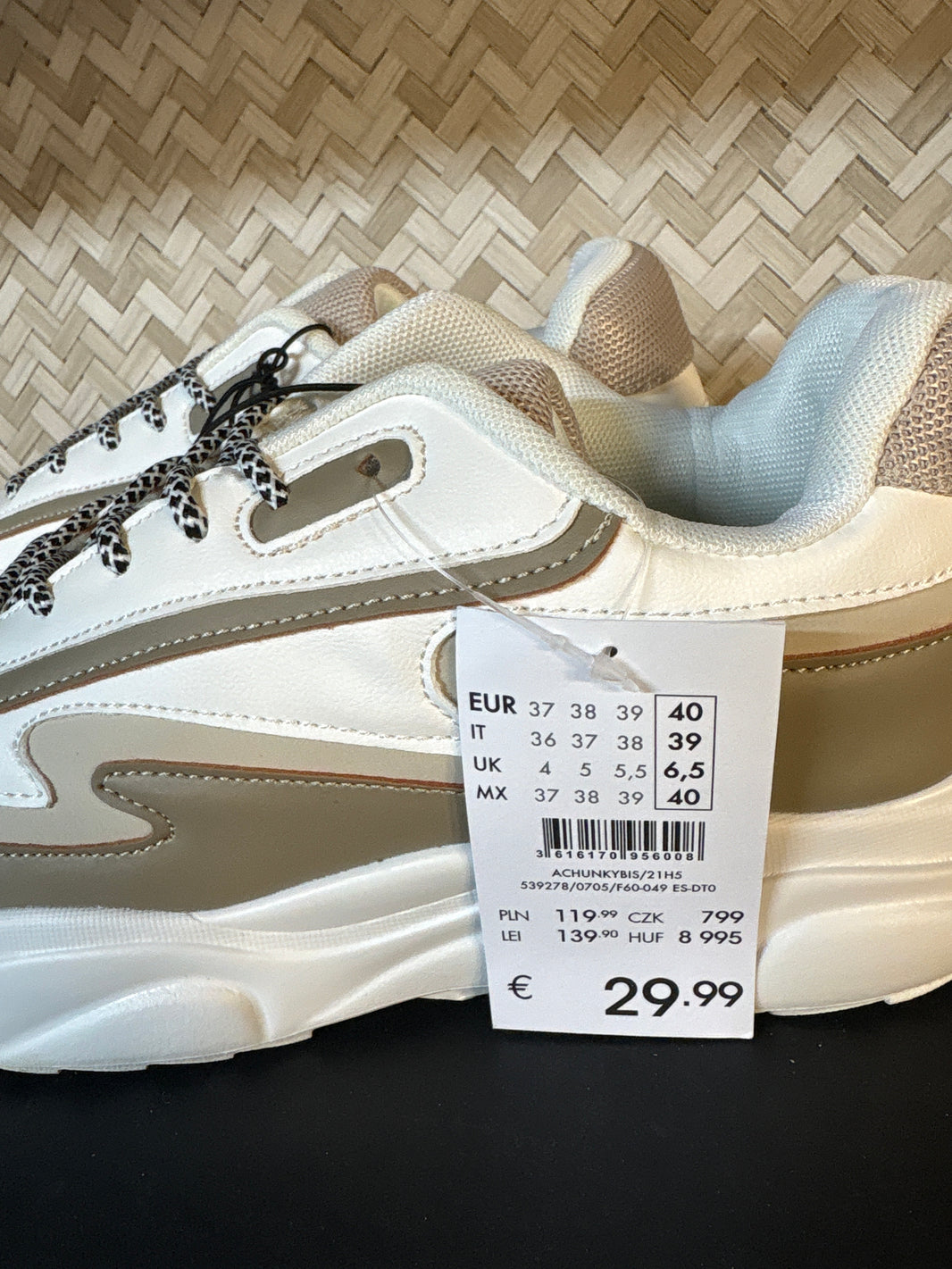 Baskets camaïeu - marron