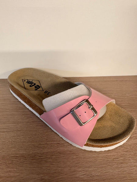 Paire de mule en cuir - Lee Cooper - Rose ￼