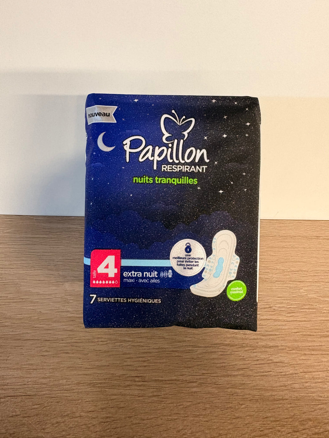 7 serviette, hygiénique Ultra - Extra Nuit (Taille 4) - Absorption ultra