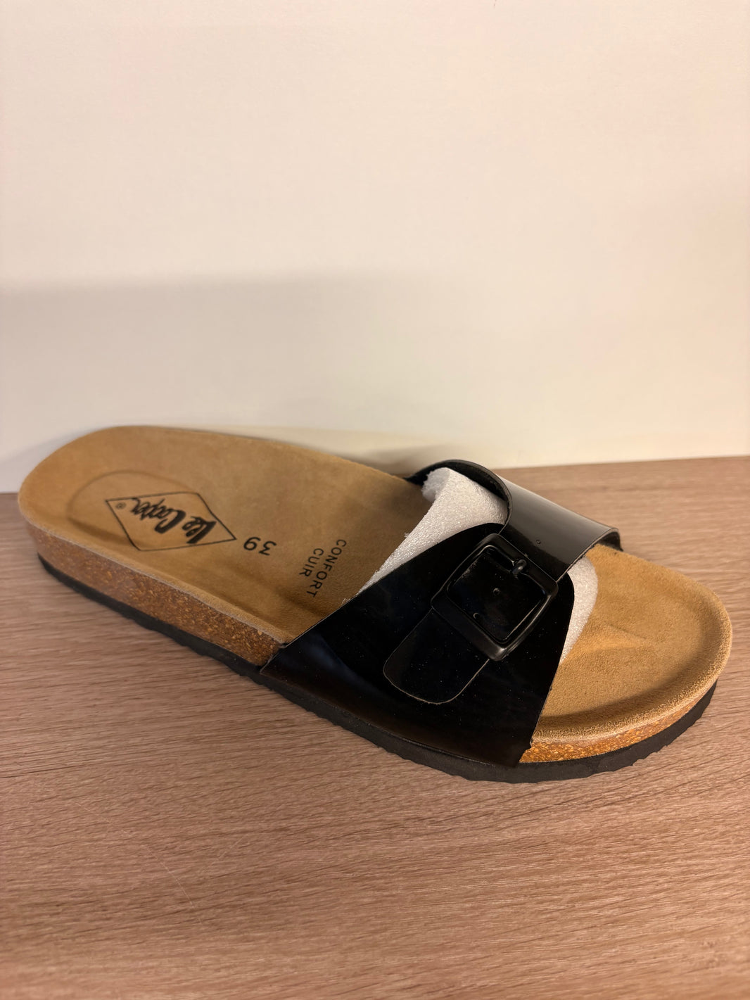 Paire de mules en cuir - Lee Cooper - Noir