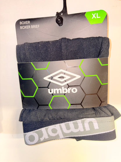 Boxer Umbro noir - 95% coton