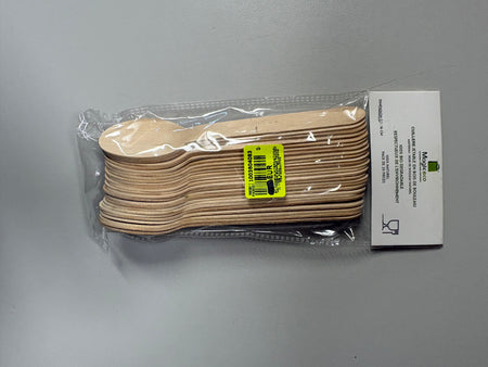 25 cuilleres en bois jetable