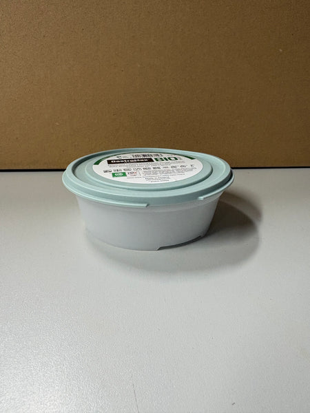 Boite alimentaire ronde turquoise