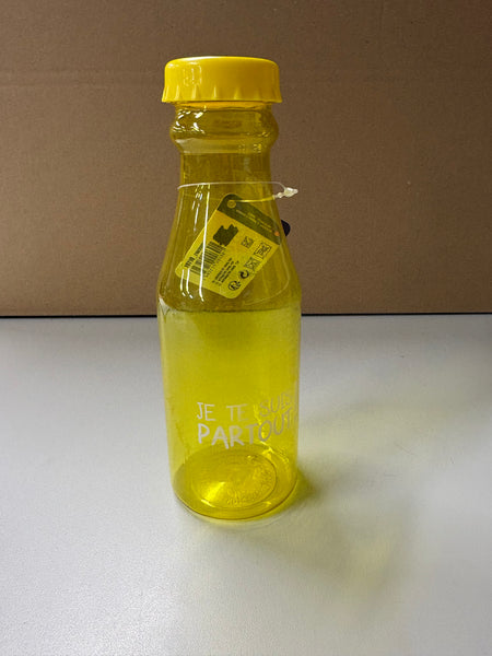 Bouteille 500ml Jaune en plastique
