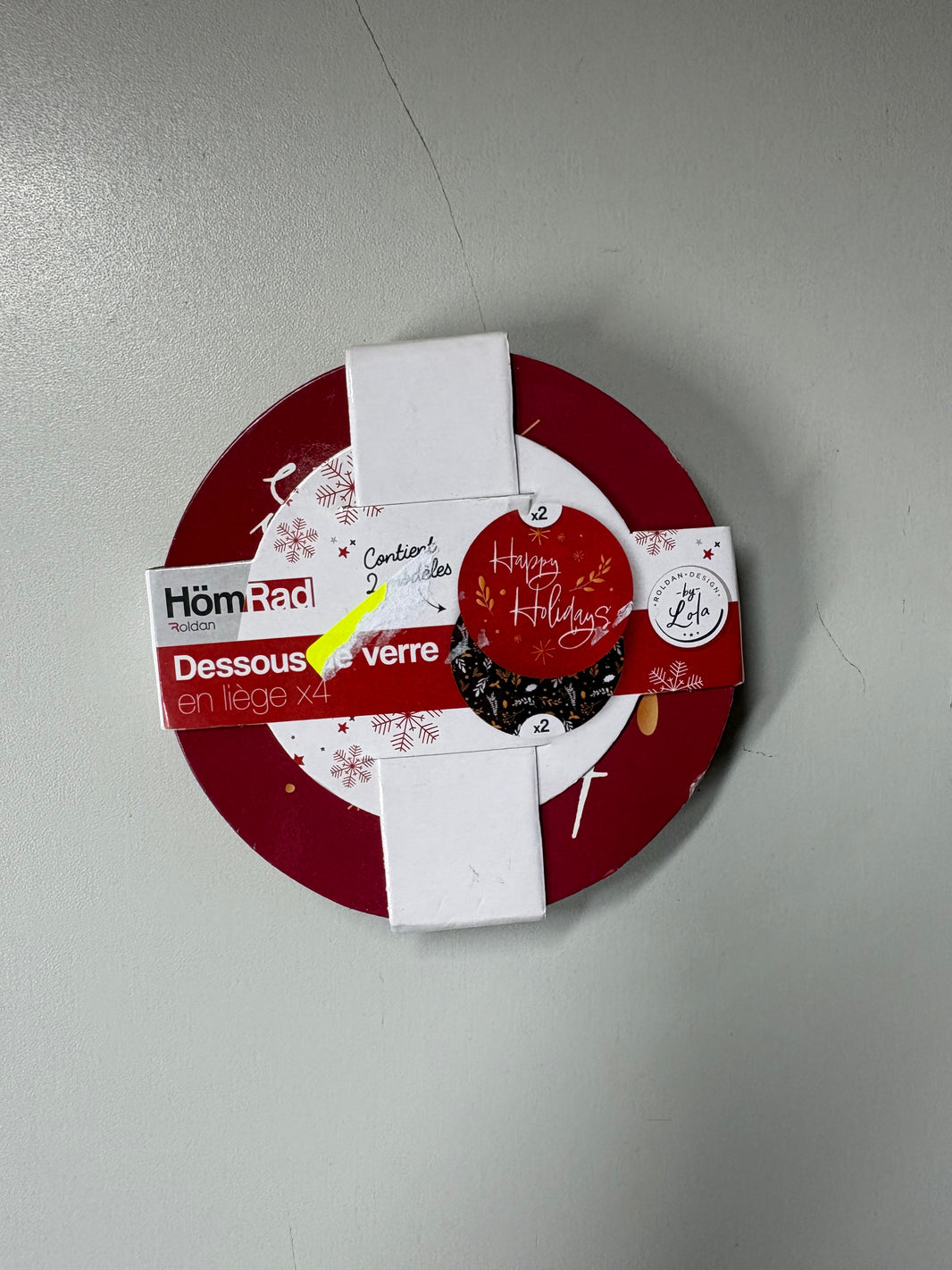 4 dessous de verre en liège