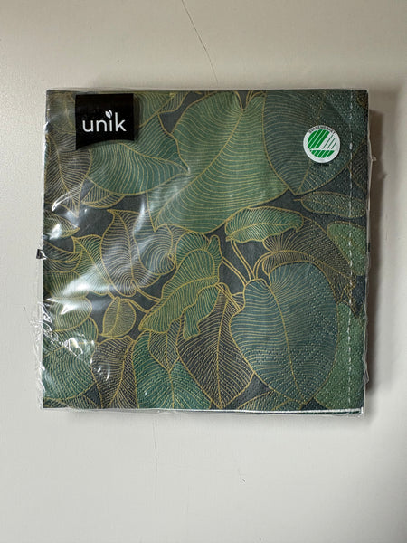 20 Serviettes en papiers feuilles