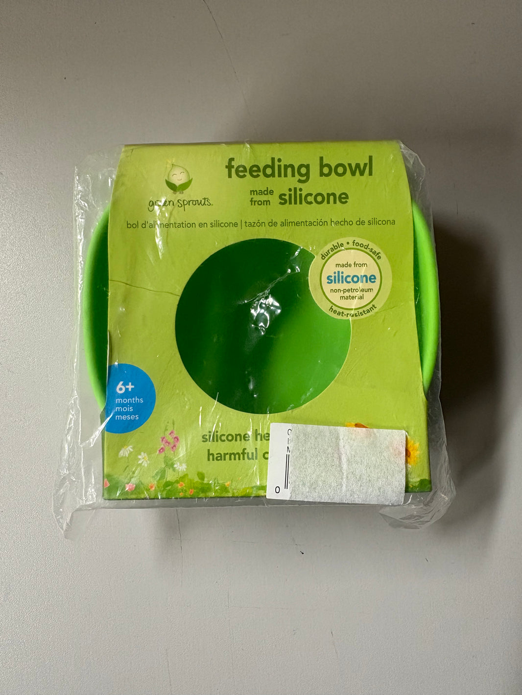 Bol silicone bébé vert