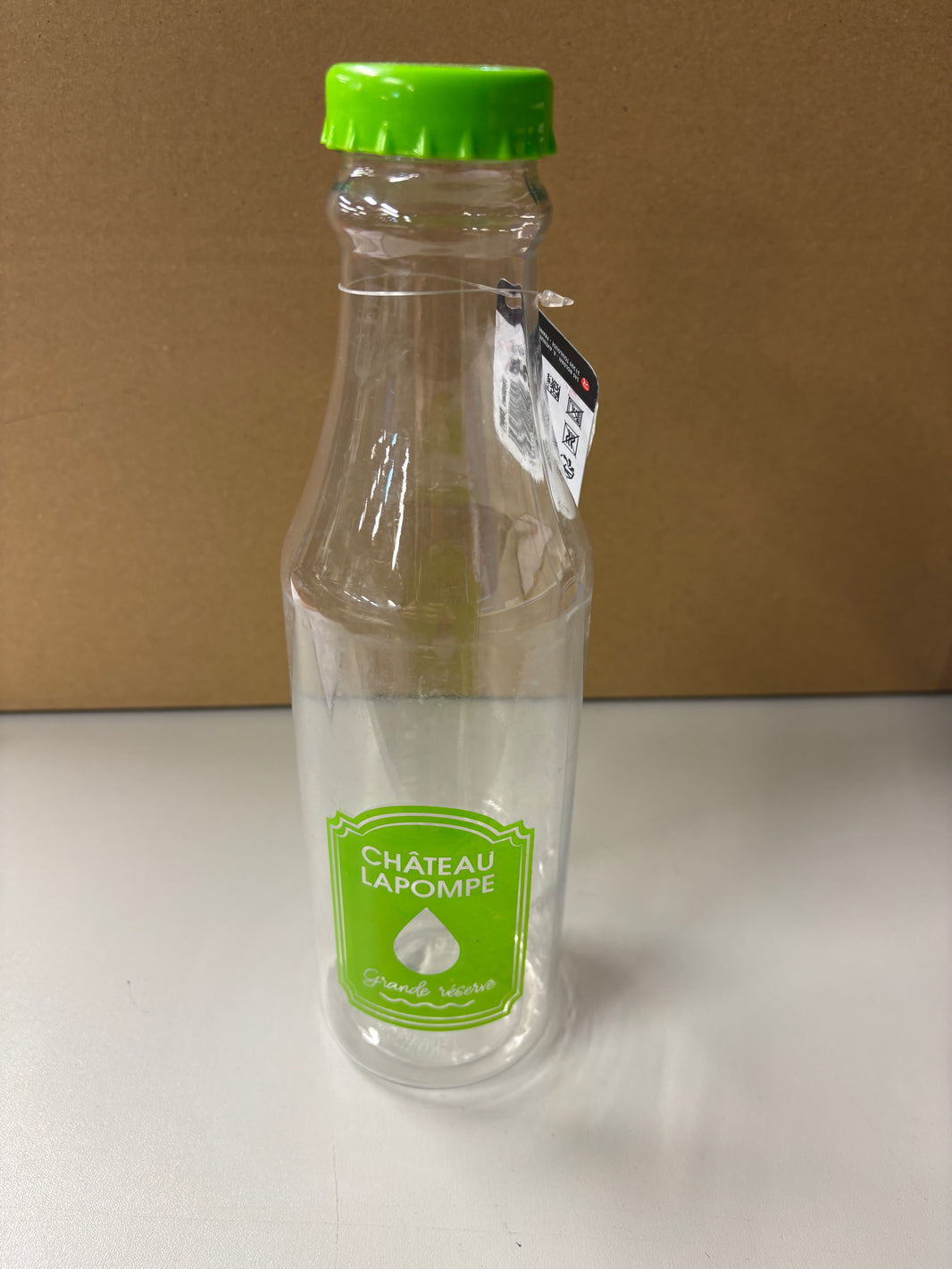 Bouteille 1l verte chateau lapompe