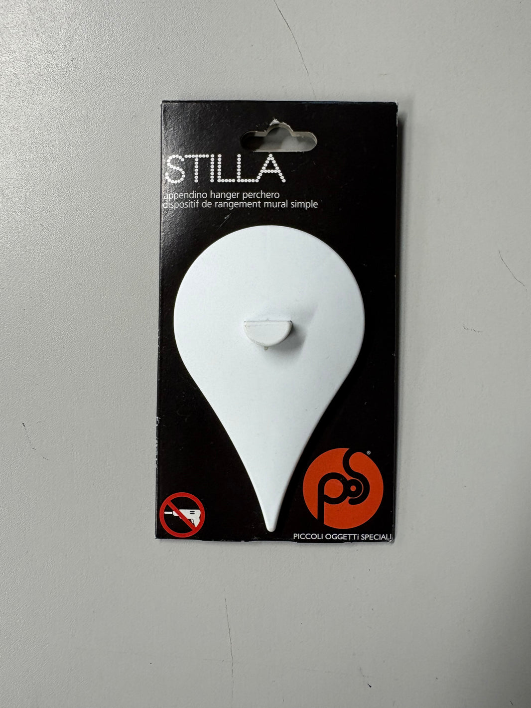 Patères murale goute