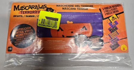 Masques hygiéniques enfants 6-9 ans citrouille